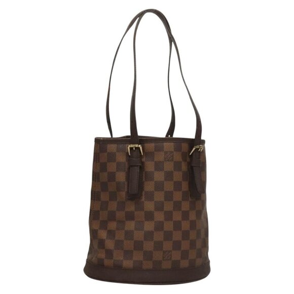 LOUIS VUITTON Damier Ebene Marais Shoulder Bag N42240 LV Auth 116866 - Picture 1 of 16